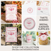 Whimsical Hand Getekende Dat is Amor Bruiloft Borr Poster
