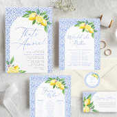 Citroen Positano Geschenken en Kaarten Trouwbord Poster