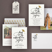 Moderne Afstuderen Script Calligraphy Custom Afstu T-shirt