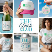 Bach Club Modern Eenvoudig Blauw Bachelorette Part Shot Glas