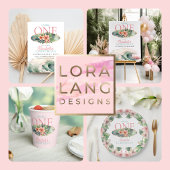 Tropical Surf Board The Big One 1e Verjaardag Papieren Bekers