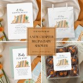 Gender Neutral A New Chapter Begins Baby Shower Bedankjes Labels