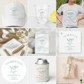 Aangepaste Bachelorette-feestcocktail Social Club Trucker Pet