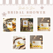 De bruid om honingraatdouche te zijn bedankkaart