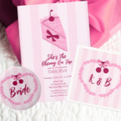 Kers op de Bruidsfeer Taart Custom Inpakpapier Vel