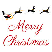 Het kerstthema I Ovale Sticker