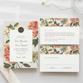  Bloemen Trouwen Save the Date Briefkaart