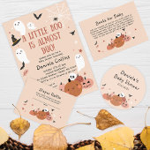 Schattige Een Little Boo Halloween Luier Raffle Informatiekaartje