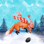 Jolly Running Fox Gift Bag Medium Cadeauzakje