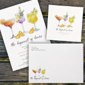 De gelukkigste uren bruids douche uitnodiging