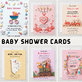 Oprechte Baby shower Kaart met aanstaande ouders