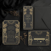 The Lovers Silver Tarot Kaart Bruiloft Plaatskaartje