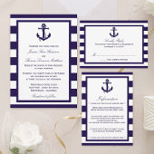 Nautical Anchor Wedding Photo Save the Date