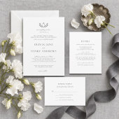 Olivia Christelijke Trouw Monogram Save the Date