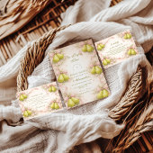 The Perfect Pair Pear Bridal Shower Bedankkaart