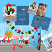 Portugese Haan met geschenken 1e Verjaardagsfeest Mok