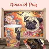 Huis van Pug Dog & Halloween, Herfst, Art Nuovo Deurmat