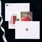 Black and White Houndstooth Holiday Paper Napkins Servetten