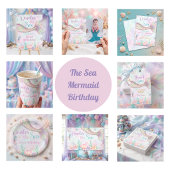 Verjaardagsuitnodiging Under The Sea Kaart