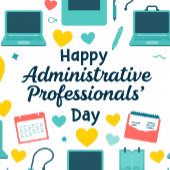 Happy Administrative Professionals Day Desk Muismat