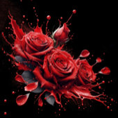 Elegante 30e verjaardag - Rozen in bloei Spandoek