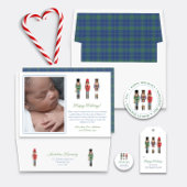 Smart African American Nutkraker Merry Kerstmis Cadeaupapier