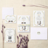 Rustige accoons Vingerprint Handtekenstructuur Poster (Personaliseer de collectie van deze zelfstandige maker.)