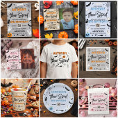 Drie Geest. Halloween 3rd Birthday Kaart