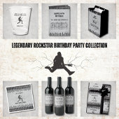 Rockstar Studded Guitar Theme Happy Birthday Card Kaart