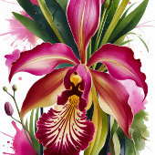 Tiger Lily Elegant Bloemen Kaart