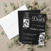 Tot de Dood Ons Scheidt Gotische Schedels Zwarte H Programmakaart (Personaliseer deze collectie van deze onafhankelijke maker. Test)