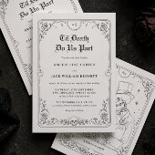 Halloween bruiloft gunst cadeaulabel