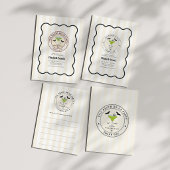 Tot de Dood Ons Scheidt Feest Schedel Margs Bachel Ronde Sticker
