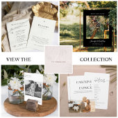 Zwart en wit | Moderne minimale opslagdatum foto Magnetische Uitnodiging