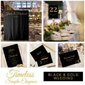 Timeless Black Gold Photo Backdrop Wandkleed