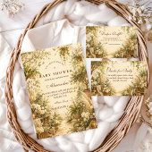 Tijdloze Botanische Boho Luier Raffle Informatiekaartje