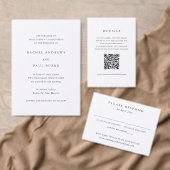 Rachel formele elegante bruiloft acryl uitnodigingen (Personaliseer de collectie van deze zelfstandige maker.)