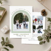 Eenvoudige moderne minimalistische familiefoto magneet