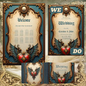 Tijdloze liefde, surrealistische elegantie in stea reclamebord met voetstuk