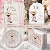 Tini beetje oudere espresso martini verjaardagsfee papieren bordje