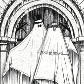 Samen voor altijd geesten bruiloft uitnodiging