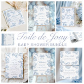Aangepast teksttabelteken van Toile de Jouy Poster