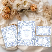 Baby shower van Toile De Jouy Woodland Kaart