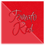 Custom White & Tomato Red Ink Splash Desk Mat