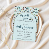 Tractor chauffeur boerderij boy baby shower dank u ronde sticker