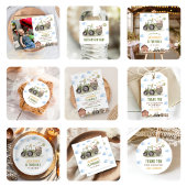 Groen Tractor Boerderij Verjaardagsfeest Kaart