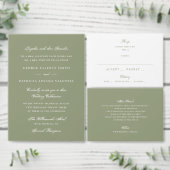 5 x 7 Formele mosgroene tafelnummers voor een trou (Personaliseer de collectie van deze zelfstandige maker.)