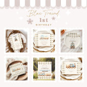 Train 1e verjaardag kaart