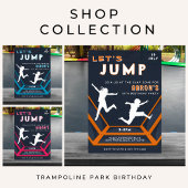 Trampolinepark Laten we Sinaasappel verjaardagsfee Kaart