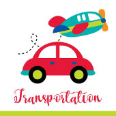 Vervoer Jongen Verjaardagspartij Servetten Custom